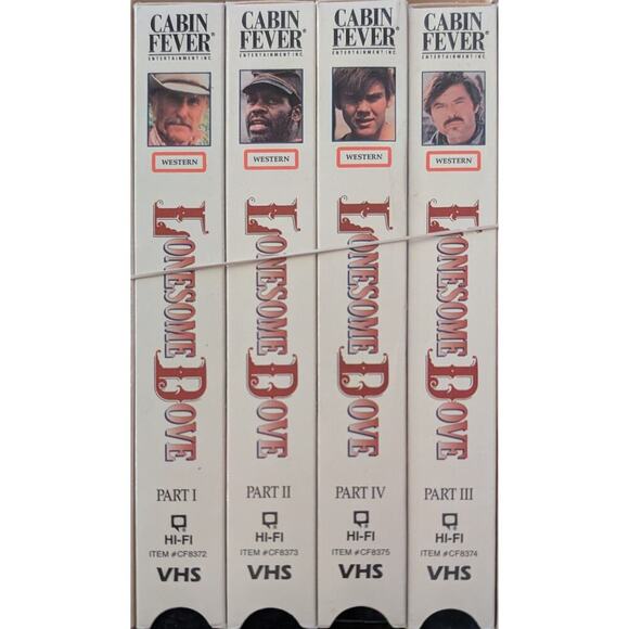 ❄️Lonesome Dove VHS Set - Picture 1 of 3